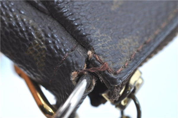 Authentic LOUIS VUITTON Monogram Pochette Accessoires Pouch M51980 LV H7658