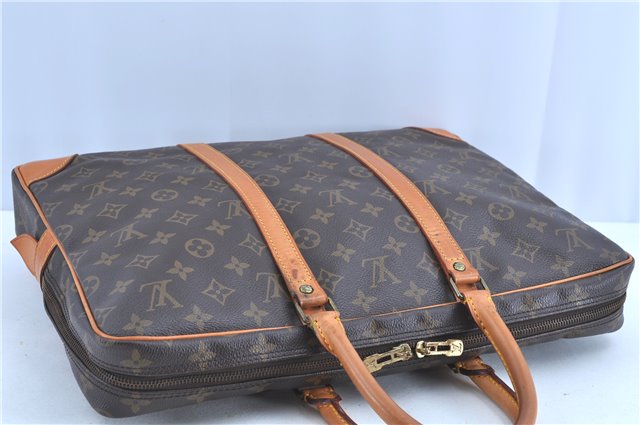 Auth LOUIS VUITTON Monogram Porte Documents Voyage Briefcase M53361 LV H7664