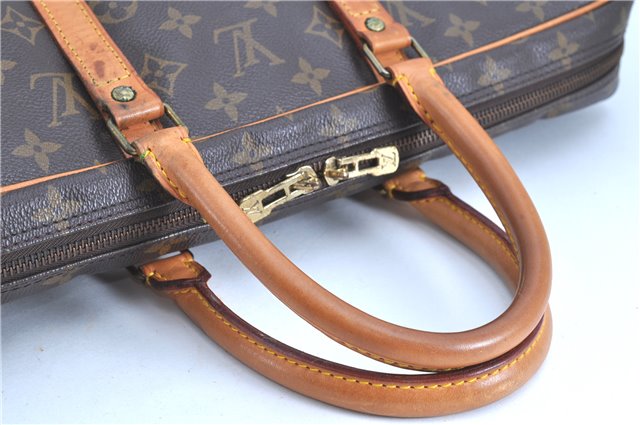 Auth LOUIS VUITTON Monogram Porte Documents Voyage Briefcase M53361 LV H7664