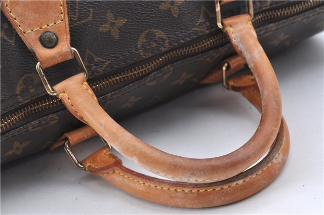 Authentic LOUIS VUITTON Monogram Speedy 35 Hand Bag M41524 LV H7666