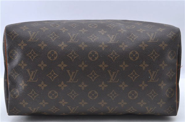 Authentic LOUIS VUITTON Monogram Speedy 35 Hand Bag M41524 LV H7666