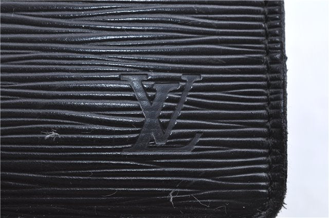 Authentic LOUIS VUITTON Epi Riviera Hand Bag Black M48182 LV Junk H7668