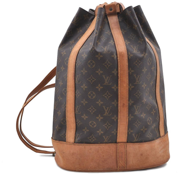 Authentic LOUIS VUITTON Monogram Randonnee GM Shoulder Bag M42244 LV H7669