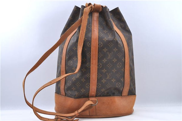 Authentic LOUIS VUITTON Monogram Randonnee GM Shoulder Bag M42244 LV H7669