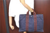 Authentic HERMES Fourre Tout MM Hand Tote Bag Canvas Navy H7672