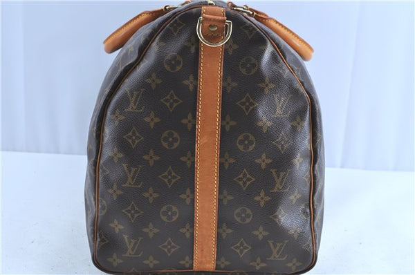 Auth LOUIS VUITTON Monogram Keepall Bandouliere 55 Boston Bag M41414 LV H7678