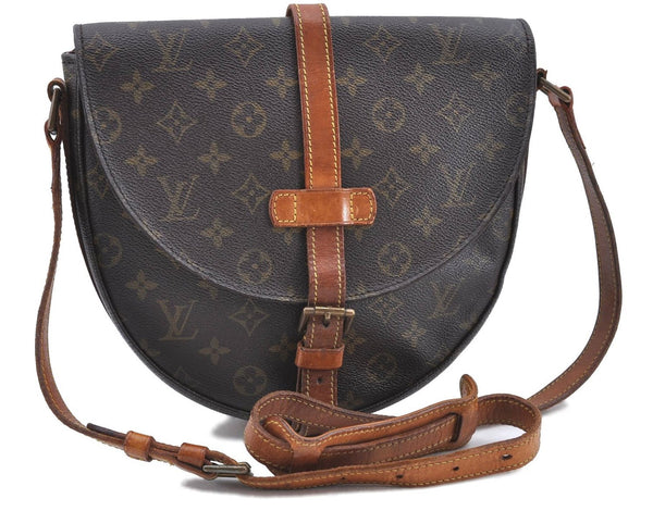 Auth LOUIS VUITTON Monogram Chantilly GM Shoulder Cross Body Bag M51232 LV H7697