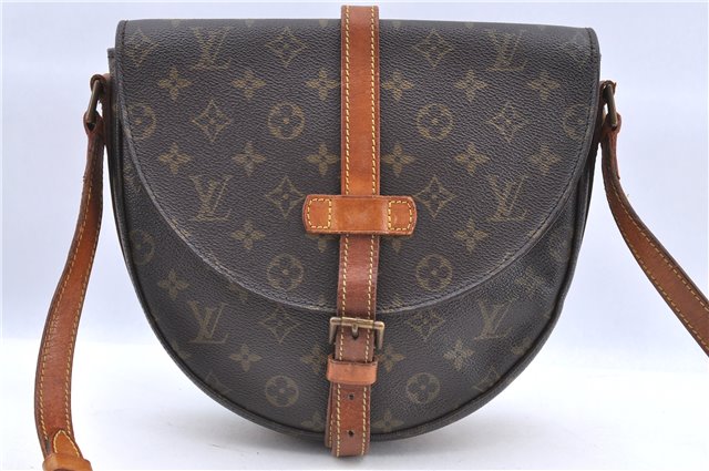 Auth LOUIS VUITTON Monogram Chantilly GM Shoulder Cross Body Bag M51232 LV H7697