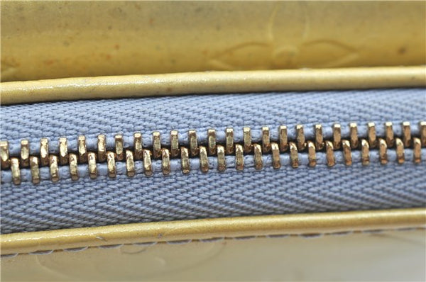 Auth LOUIS VUITTON Monogram Vernis Mott Shoulder Hand Bag Yellow M91059 LV H7703