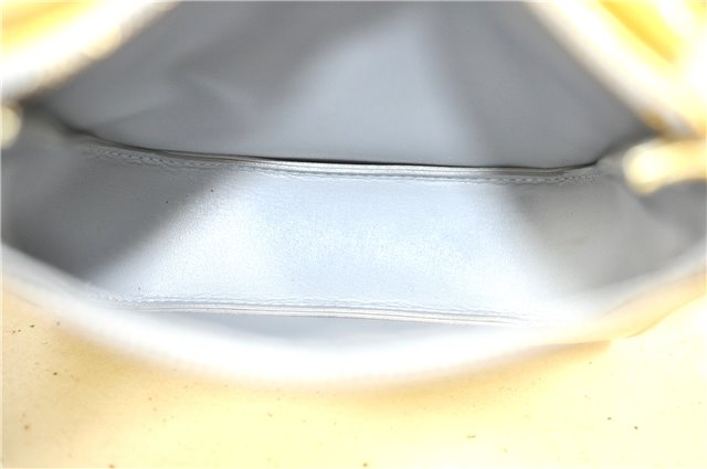 Auth LOUIS VUITTON Monogram Vernis Mott Shoulder Hand Bag Yellow M91059 LV H7703