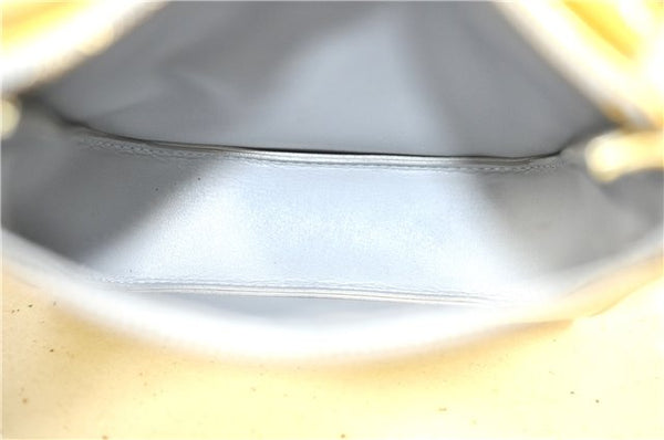 Auth LOUIS VUITTON Monogram Vernis Mott Shoulder Hand Bag Yellow M91059 LV H7703