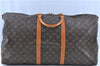 Auth LOUIS VUITTON Monogram Keepall Bandouliere 60 Boston Bag M41412 LV H7707