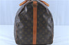 Auth LOUIS VUITTON Monogram Keepall Bandouliere 60 Boston Bag M41412 LV H7707