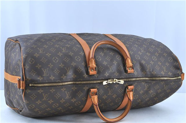 Auth LOUIS VUITTON Monogram Keepall Bandouliere 60 Boston Bag M41412 LV H7707