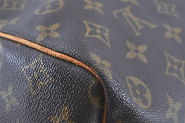 Auth LOUIS VUITTON Monogram Keepall Bandouliere 60 Boston Bag M41412 LV H7707