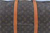 Auth LOUIS VUITTON Monogram Keepall Bandouliere 60 Boston Bag M41412 LV H7707