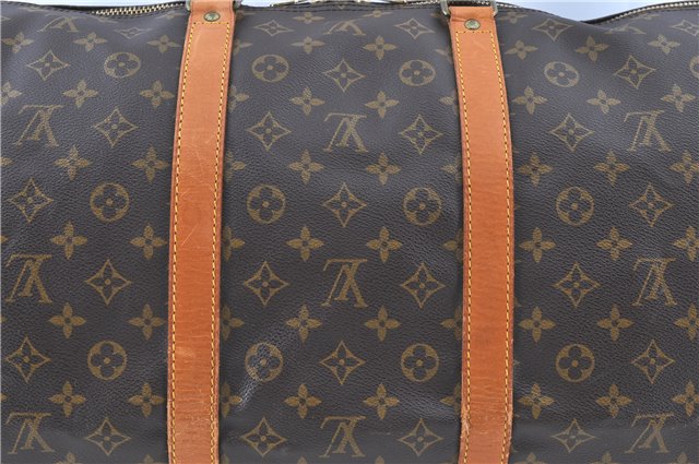 Auth LOUIS VUITTON Monogram Keepall Bandouliere 60 Boston Bag M41412 LV H7707