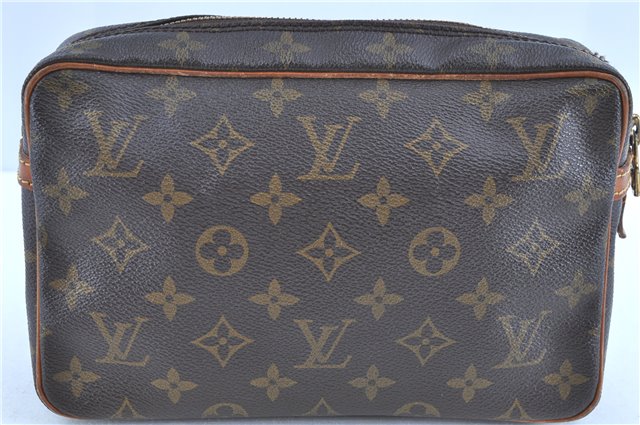 Auth LOUIS VUITTON Monogram Compiegne 23 Clutch Hand Bag M51847 LV H7709