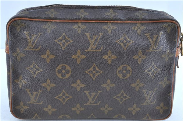 Auth LOUIS VUITTON Monogram Compiegne 23 Clutch Hand Bag M51847 LV H7709