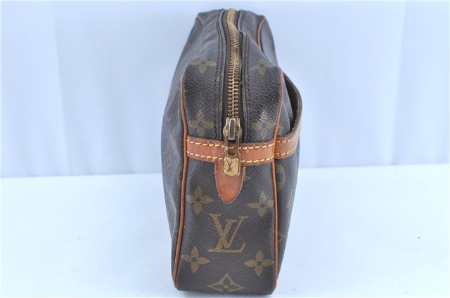 Auth LOUIS VUITTON Monogram Compiegne 23 Clutch Hand Bag M51847 LV H7709