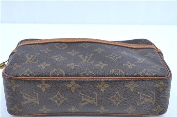 Auth LOUIS VUITTON Monogram Compiegne 23 Clutch Hand Bag M51847 LV H7709