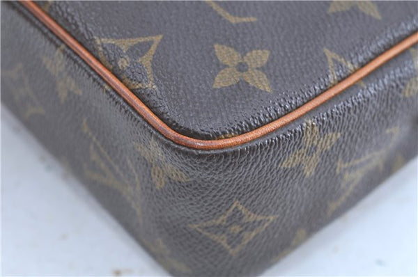 Auth LOUIS VUITTON Monogram Compiegne 23 Clutch Hand Bag M51847 LV H7709