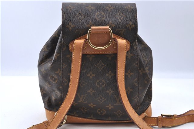Authentic LOUIS VUITTON Monogram Montsouris MM Backpack M51136 LV H7713