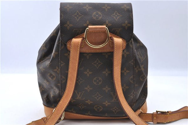 Authentic LOUIS VUITTON Monogram Montsouris MM Backpack M51136 LV H7713
