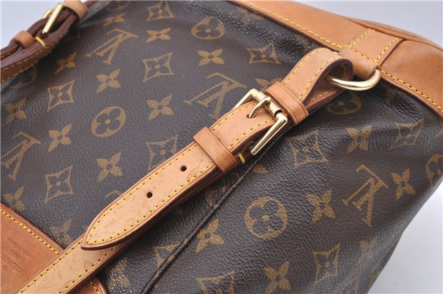 Authentic LOUIS VUITTON Monogram Montsouris MM Backpack M51136 LV H7713