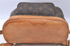 Authentic LOUIS VUITTON Monogram Montsouris MM Backpack M51136 LV H7713