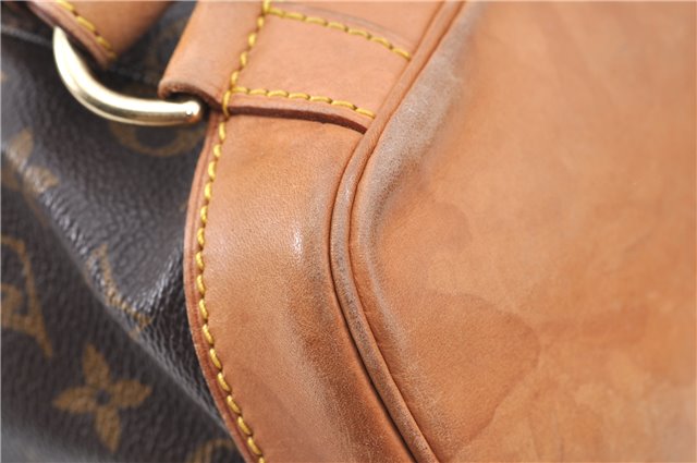 Authentic LOUIS VUITTON Monogram Montsouris MM Backpack M51136 LV H7713