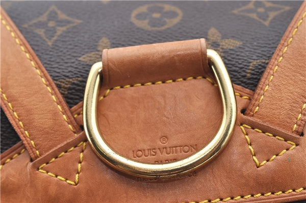 Authentic LOUIS VUITTON Monogram Montsouris MM Backpack M51136 LV H7713