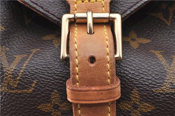 Authentic LOUIS VUITTON Monogram Montsouris MM Backpack M51136 LV H7713