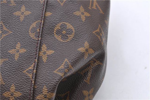 Authentic LOUIS VUITTON Monogram Montsouris MM Backpack M51136 LV H7713