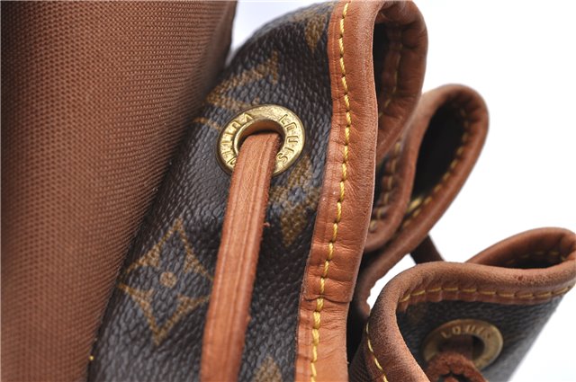 Authentic LOUIS VUITTON Monogram Montsouris MM Backpack M51136 LV H7713