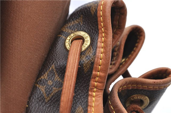 Authentic LOUIS VUITTON Monogram Montsouris MM Backpack M51136 LV H7713