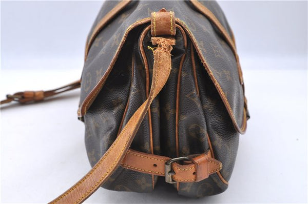 Auth LOUIS VUITTON Monogram Saumur 30 Shoulder Cross Body Bag M42256 LV H7719