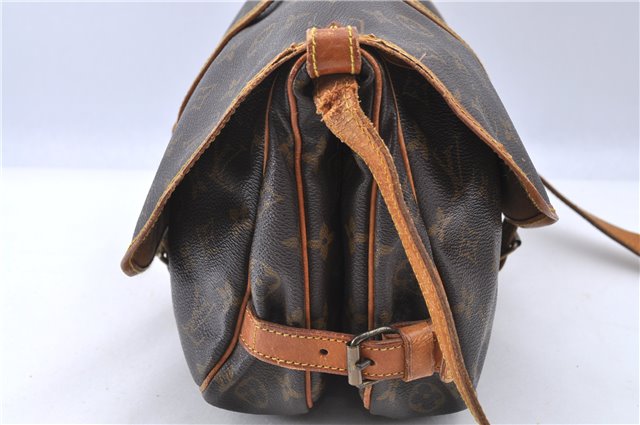 Auth LOUIS VUITTON Monogram Saumur 30 Shoulder Cross Body Bag M42256 LV H7719