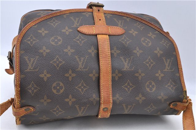 Auth LOUIS VUITTON Monogram Saumur 30 Shoulder Cross Body Bag M42256 LV H7719