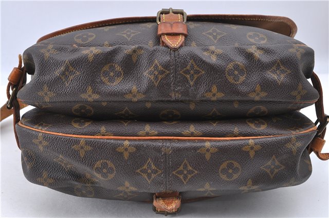 Auth LOUIS VUITTON Monogram Saumur 30 Shoulder Cross Body Bag M42256 LV H7719
