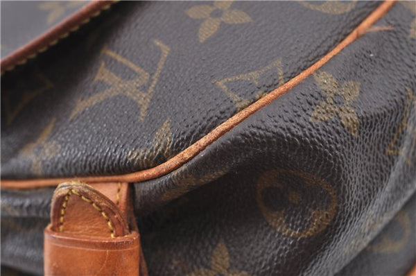 Auth LOUIS VUITTON Monogram Saumur 30 Shoulder Cross Body Bag M42256 LV H7719