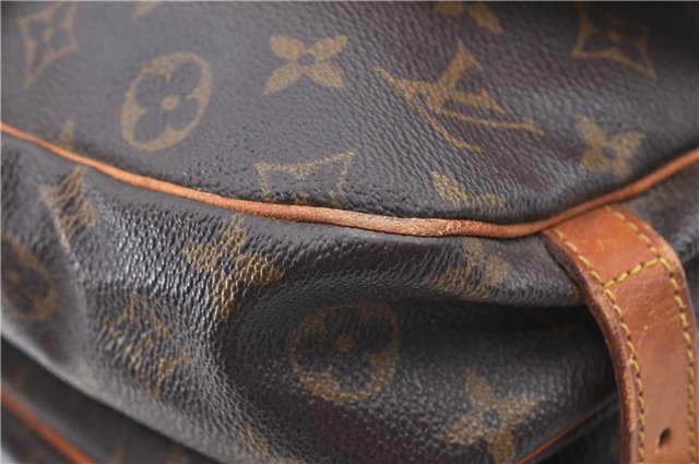 Auth LOUIS VUITTON Monogram Saumur 30 Shoulder Cross Body Bag M42256 LV H7719
