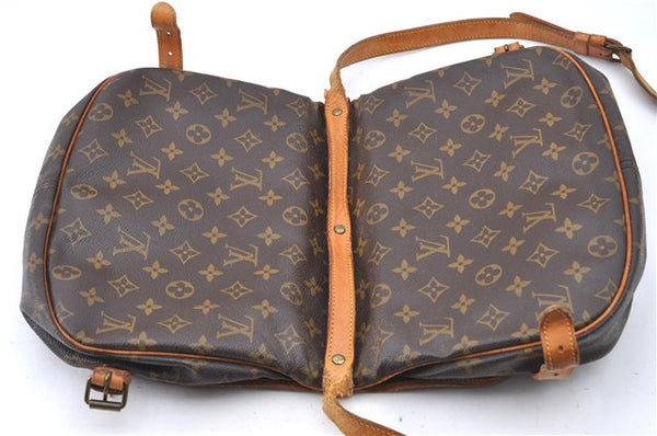 Auth LOUIS VUITTON Monogram Saumur 30 Shoulder Cross Body Bag M42256 LV H7719