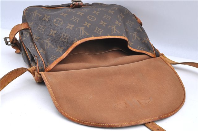 Auth LOUIS VUITTON Monogram Saumur 30 Shoulder Cross Body Bag M42256 LV H7719
