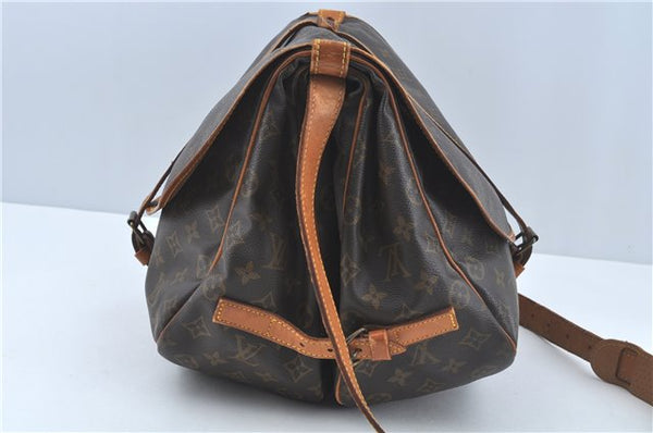 Auth LOUIS VUITTON Monogram Saumur 35 Shoulder Cross Body Bag M42254 LV H7722