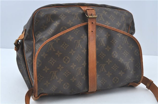 Auth LOUIS VUITTON Monogram Saumur 35 Shoulder Cross Body Bag M42254 LV H7722