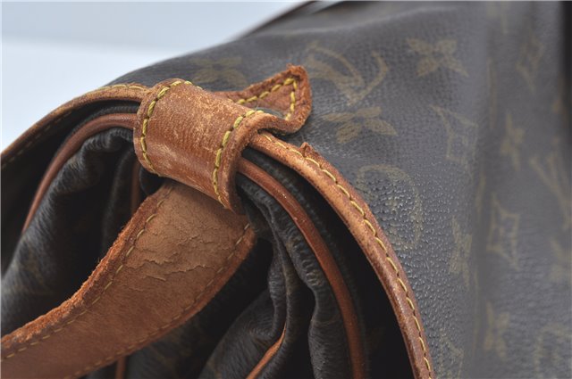 Auth LOUIS VUITTON Monogram Saumur 35 Shoulder Cross Body Bag M42254 LV H7722