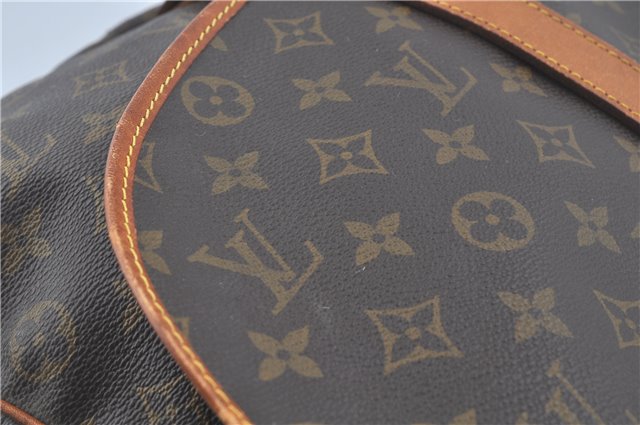 Auth LOUIS VUITTON Monogram Saumur 35 Shoulder Cross Body Bag M42254 LV H7722