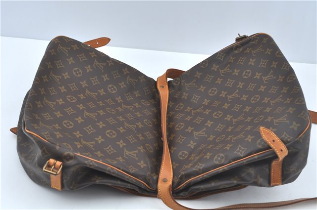 Auth LOUIS VUITTON Monogram Saumur 35 Shoulder Cross Body Bag M42254 LV H7722