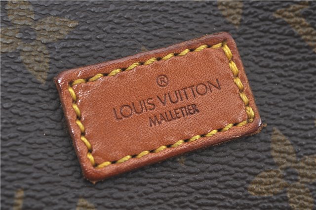 Auth LOUIS VUITTON Monogram Saumur 35 Shoulder Cross Body Bag M42254 LV H7722